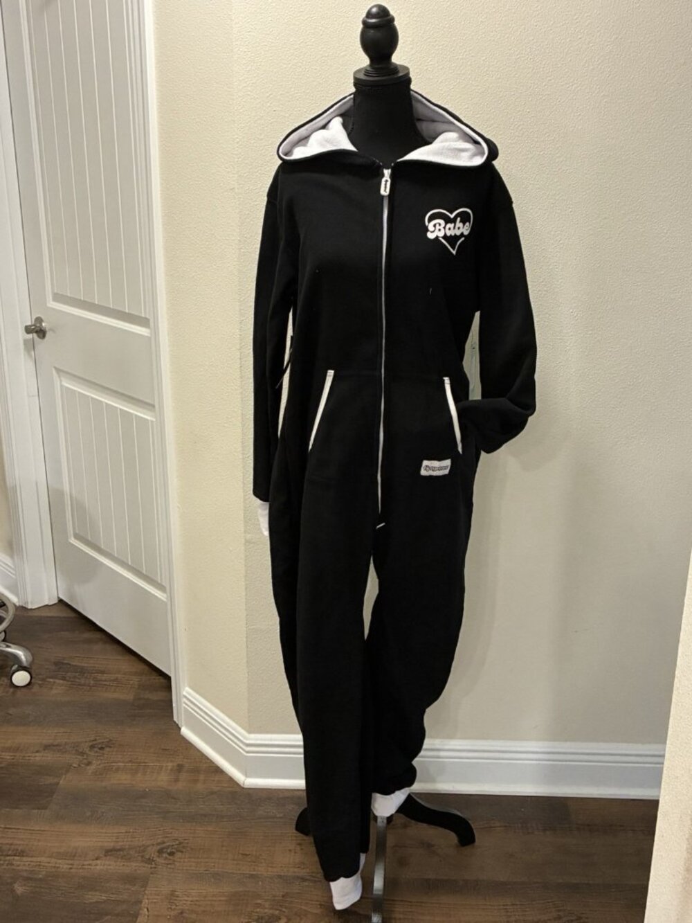 Tipsy Elves Bachelorette Babe Jumpsuit In Black Size Large